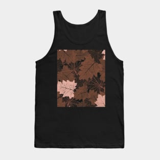 Maple Leaf pattern-Autumn season mood graphic design Tank Top